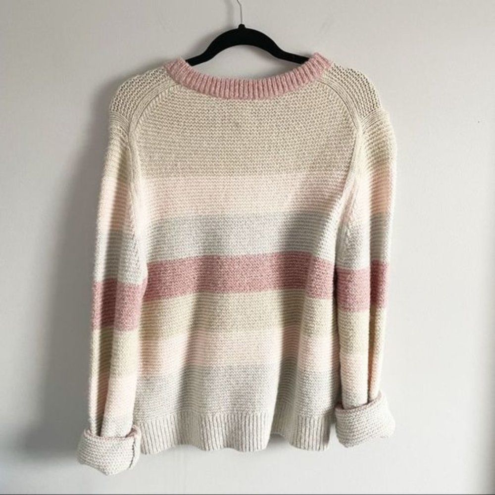 𝅺La Vie Rebecca Taylor Strip Merino Knit Sweater - Picture 3 of 10